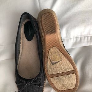 Black espadrilles